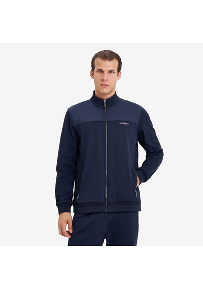 Lescon Lacivert Erkek Fermuarlı Sweatshirt 26n-1161