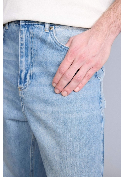 Defacto Baggy Fıt Pantolon H6630ax26smnm39 Mavi-nm39