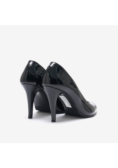 401 Siyah Kırma Rugan Deri Topuklu / Stiletto Kadın Tu-2400-s Giuseppe Mengoni
