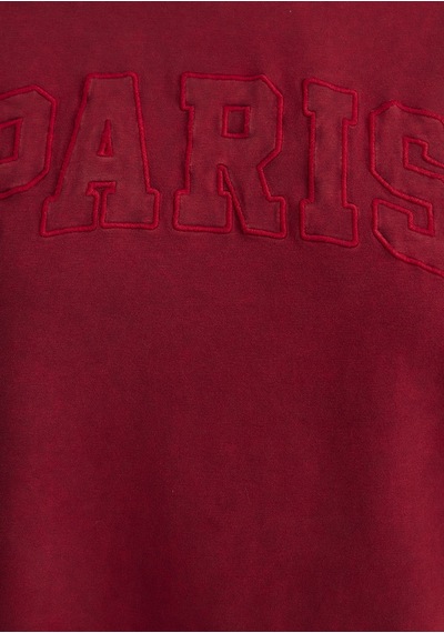 Mavi - Paris Baskılı Kırmızı Tişört 1613218-70464 Kırmızı