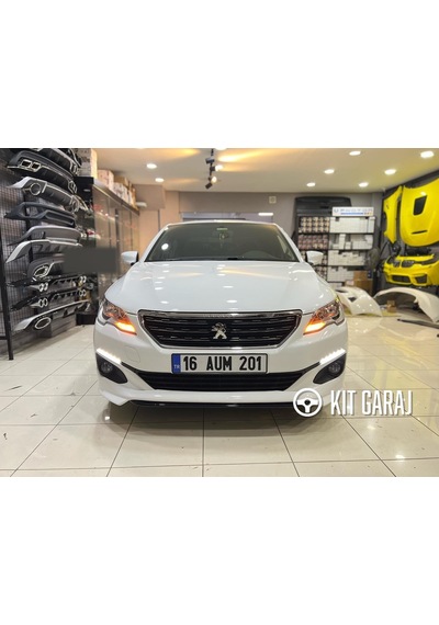 Kit Garaj Peugeot 301 Makyajlı Ön Ek Plastik Boyasız