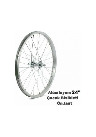 24" Alüminyum Çocuk Bisikleti Hazır Ön Jantı