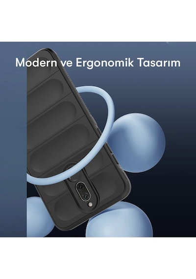 Cosmotex Newface Huawei Mate 10 Lite Kılıf Optimum Silikon - Siyah
