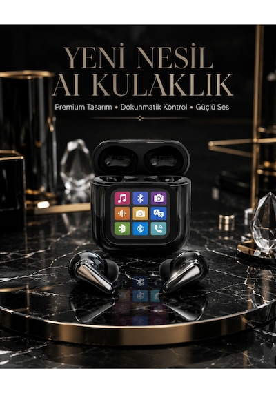 Aı Bluetooth Kulaklık Akıllı Dokunmatik Kontrol Özellikli -