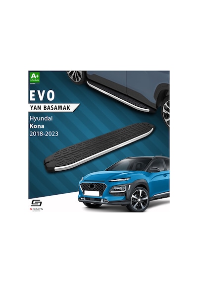 S-dizayn Hyundai Kona Evo Krom Yan Basamak 173 Cm 2018 Üzeri