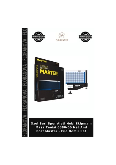 Özel Seri Spor Aleti Hobi Ekipmanı Masa Tenisi 6380-00 Net And Post Master - File Demir Set Belirtilmemiş