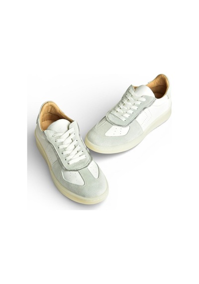 Fox Shoes Y555201403 Beyaz Hakiki Deri Kadın Spor Ayakkabı Sneakers Beyaz
