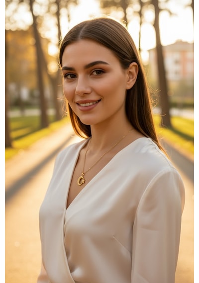 Altın Ay Yıldız Kolye Ucu ve Zinciri Guler10000859