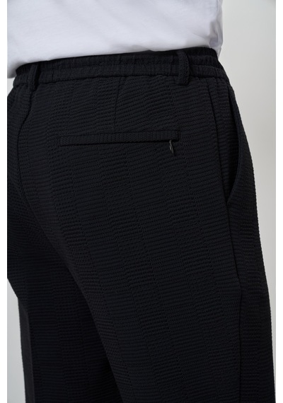 Morven Erkek Lacivert Trend Slim Fit İpli Jogger Pantolon 25ms003037200 Lacivert