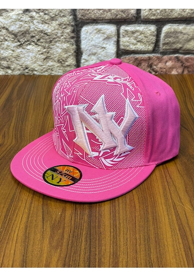 Hamze Ny Yankees Hip-hop Snapback Rapper Basket Beyzbol Şapka Cap Pembe