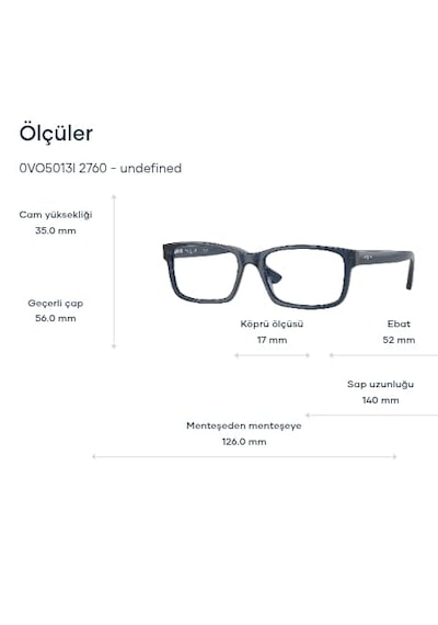 Vogue Vo5013 2760 52ekt Small Erkek Mavi Işık Korumalı Ekran Gözlüğü Şeffaf - Mavi Vogue Vo5013 2760 52ekt Small Erkek Mavi Işık Korumalı Ekran Gözlüğü Şeffaf - Mavi