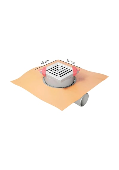 Hüppe Master X Yalıtımlı Noktasal Su Gideri 10x10mat Yndn