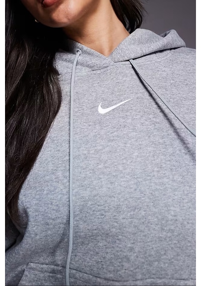 Nike Sportswear Phoenix Fleece Pullover Hoodie Kadın Kapüşonlu Sweatshirt Gri