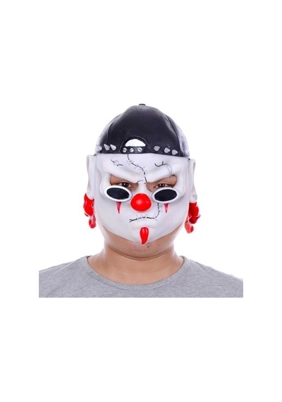 Lateks Şapkalı Gözlüklü Beyaz Maske