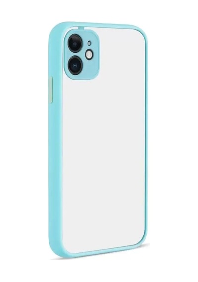 Newface Apple Uyumlu İphone 12 Kılıf Montreal Silikon Kapak - Turkuaz