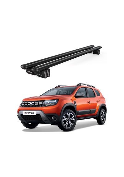Pençe Dacia Duster 2018 Ve Sonrası Uyumlu Siyah Ara Atkı Port Bagaj Tavan Barı