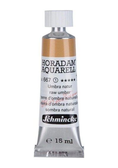 Schmincke : Horadam Aquarell Artist Sulu Boya : 15 Ml Tüp : Seri 1 667 Raw Umber