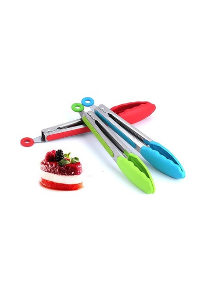 Geseus Smart Chef Kilitli Silikon Servis Maşa Çok Renkli