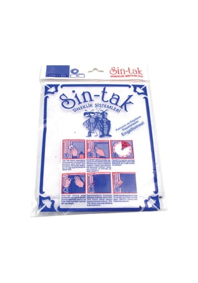 Beyaz Renk Polyester 75cmx125cm Sineklik Pencere Ve 5 Metre Polyester