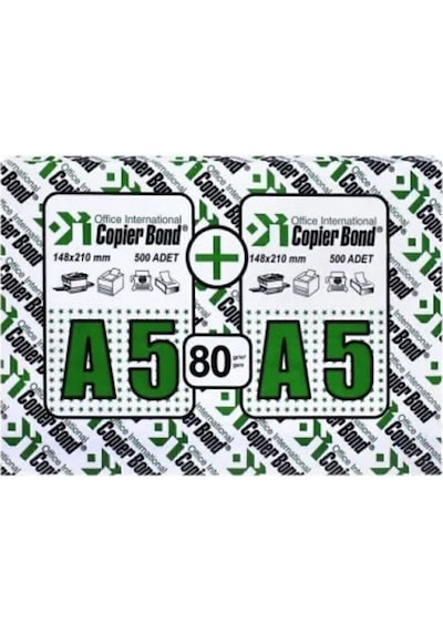 Copier Bond Copierbond Fotokopi Kağıdı A5 80 Gr 1000 Yaprak