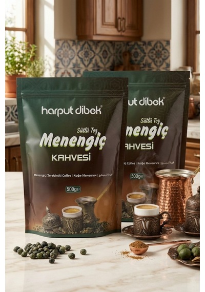 Sütlü Menengiç Kahvesi 500 Gr 2 Li Paket Çedene Kahvesi Toplam 1 Kg Toz Kahve Geleneksel