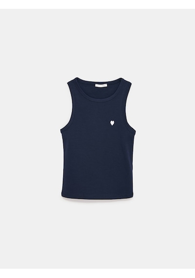 Dilvin 21259 Bisiklet Yaka Top-lacivert