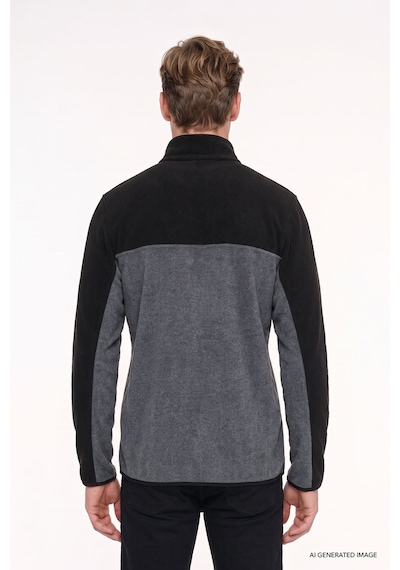 AC&Co / Altınyıldız Classics Erkek Siyah-Antrasit Standart Fit Günlük Rahat Çift Renkli Polar Spor Sweatshirt 4A5221100015SSAS AC&Co / Altınyıldız Classics Erkek Siyah-Antrasit Standart Fit Günlük Rahat Çift Renkli Polar Spor Sweatshirt 4A5221100015SSAS