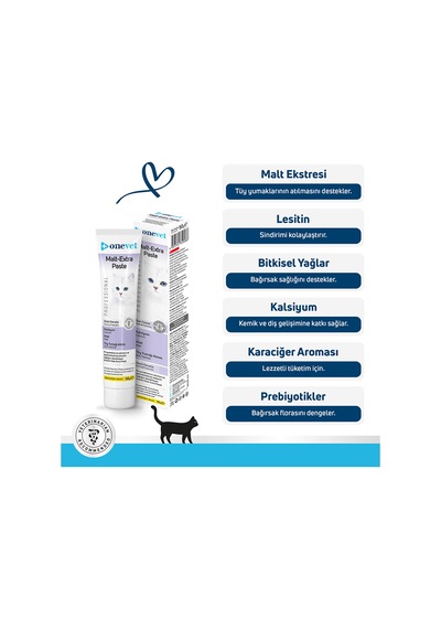 Onevet Kedi Maltı 50 Gr Tüy Yumağı Önleyici Malt Macunu