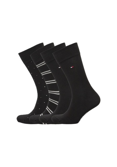 Tommy Hilfiger Tommy Hılfıger Erkek 4 Lü Çorap 701224441-002 Çok Renkli
