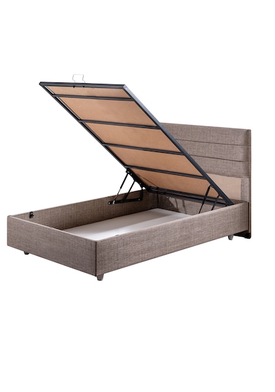 Sofia İkili Set, Sofia Tek Kişilik Baza Başlık Seti Acik Kahve 90 x 190