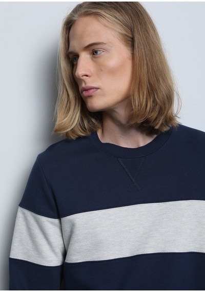 Ramsey Lacivert Düz Sweatshirt