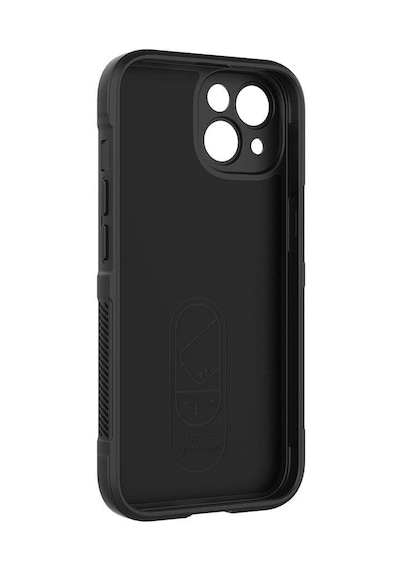 Goocamp Apple iPhone Uyumlu 14 Kılıf Esnek Tpu Oyuklu Arka Yüzey Tasarımlı Etnik Silikon Kapak - Kirmizi