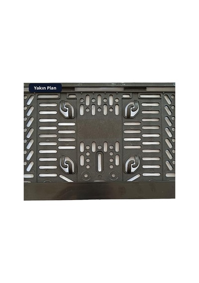 Trobus Motosiklet Plakalık Kare Plastik Çıtalı 25x16 Cm