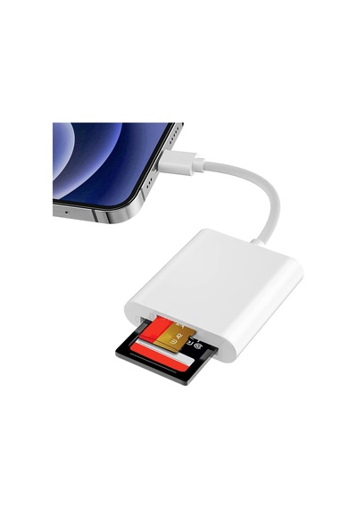 Nk1023 2'si 1 Arada Telefon Ve Pad İçin Type-c'den Sd Karta Otg Sd/tf Bellek Dönüştürücü Tak Çalıştır Kart Ok