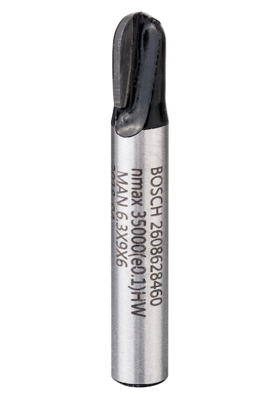 Bosch 6mm Şaftlı Dayamaklı Fitil Freze Ucu 6 6,35 40 2608628460