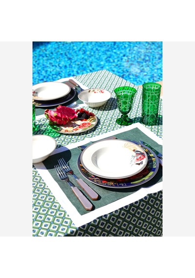 Beyaz Porselen Çukur Tabak 21 Cm