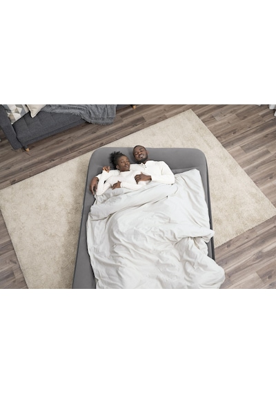 Bestway 671bu Tritech Çift Kişilik Dahili Usb Pompalı Şişme Yatak 2.03m X 1.52m X 36cm Siyah Gri