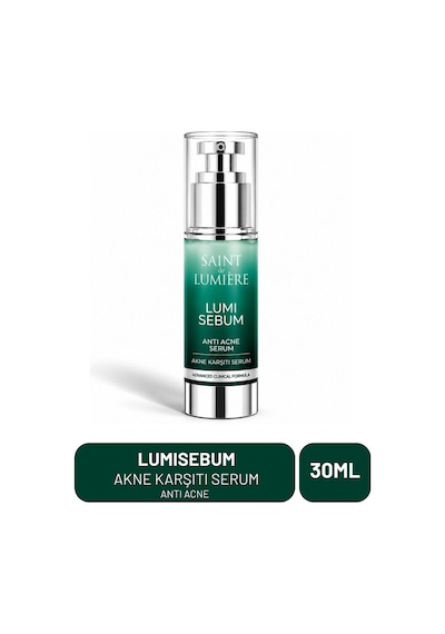 SAINT DE LUMIERE LUMISEBUM Akne,Siyah Nokta ve Leke Karşıtı,Sebum Dengeleyici Serum 30 ml