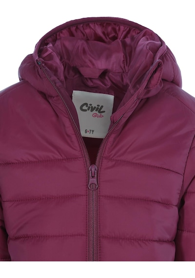 Civil Girls Basic 6-9 Yaş Mont - Bordo Açık Bordo