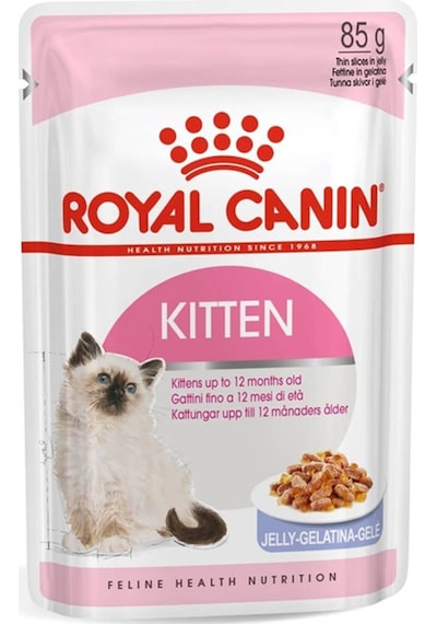 Royal Canin 85Gr KITTEN JELLY Yavru Yaş Kedi Maması 12Adet