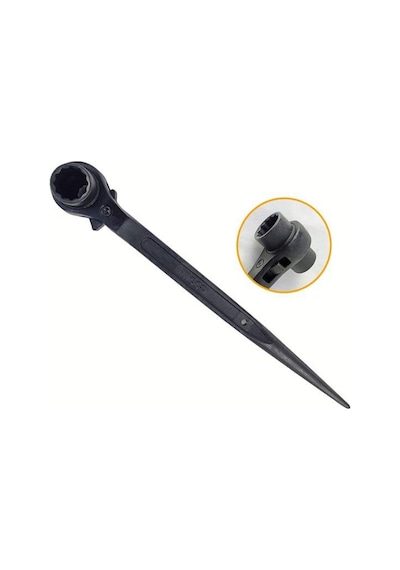 Ingco Hrstw17211 Çift Taraflı Kazıklı Cırcır Lokma Anahtar 17x21