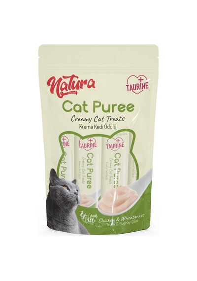 Cat Puree Tavuk & Buğday Çimi 5 12 Gr