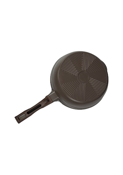 Prosteam 6 Katmanlı Granit Tava 26 Cm - Airfrey Yanmaz Yapışmaz Tava Kahverengi-krem