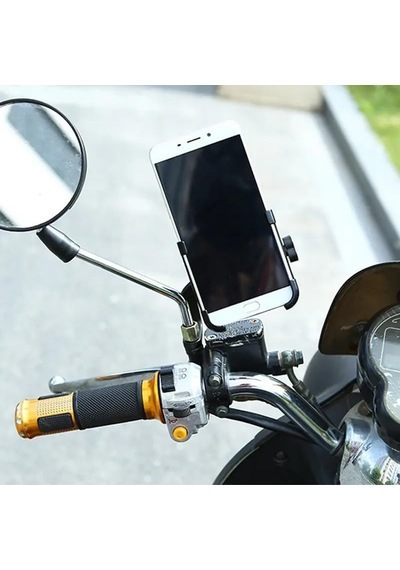 Telefon Tutucu 360 Dönebilir Ayarlanabilir Metal Malzeme Siyah Diğer