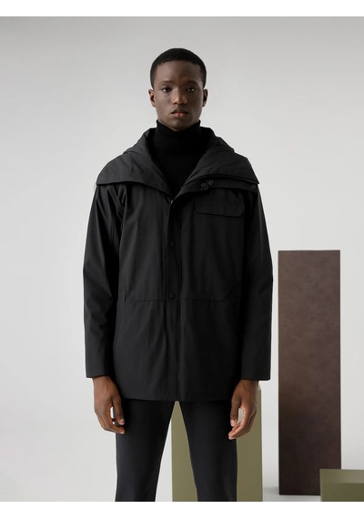 Isaora Black Rocket Jacket Erkek Mont-ısr7409-0 Siyah