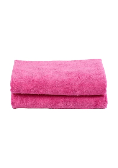2 Adet Mutfak Havlusu El Yüz Havlusu Pembe
