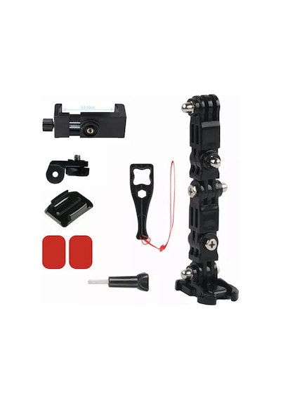 Motosiklet Kask Gopro Kamera Ve Telefon Tutucu Motor Kask Standı Tutacağı