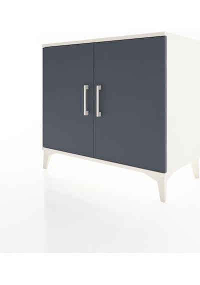 Hyperion Şifonyer 2 Raflı 2 Kapaklı 88x44x80 Aytaşı-antrasit Aytaşı