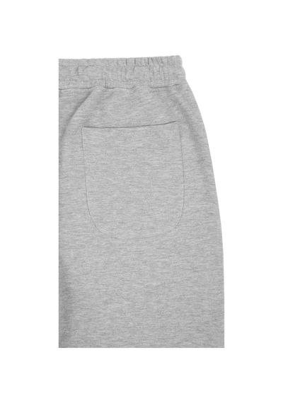 Beord Gri %100 Pamuk Cepli Eşofman Altı Sweatpant