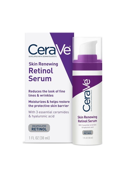 Anti Aging Retinol Serum For Face, Encapsulated Retinol With Hyaluronic Acid, Niacinamide & Ceramides, Smooths Wrinkles & Fine Lines, Gentle Skin Brightening Serum, Fragrance Free, 1 Oz 30919819